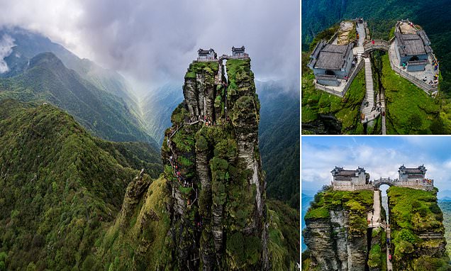The incredible twin temples perched atop a breathtaking rocky sp