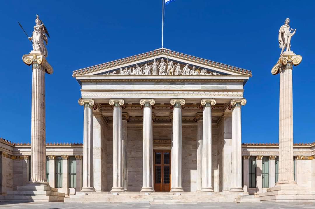 The main building of the Academy of Athens