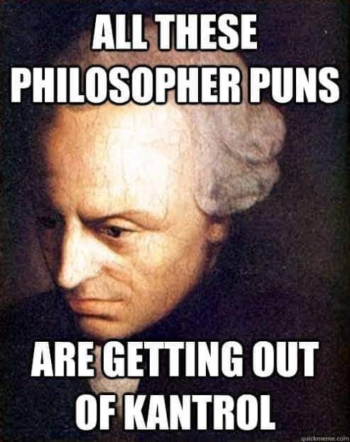 All these philosopher puns