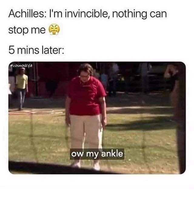 I'm invincible, nothing can stop me