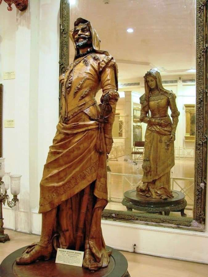 The Mephistopheles and Margaretta statue