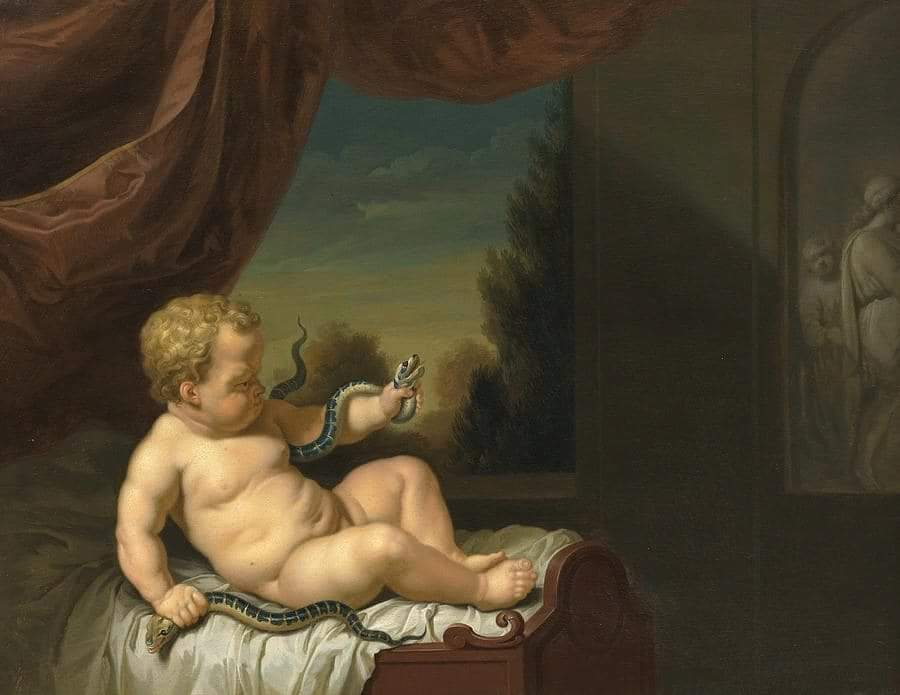 The Infant Hercules with a Serpent