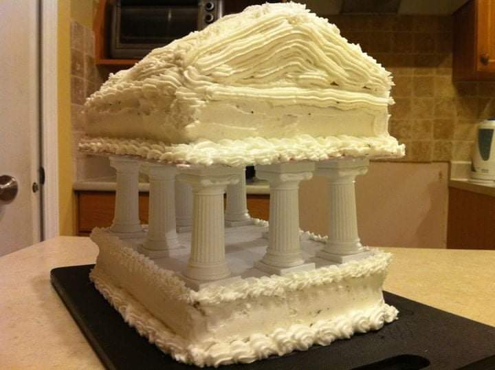 It's a Parthenon Cake!