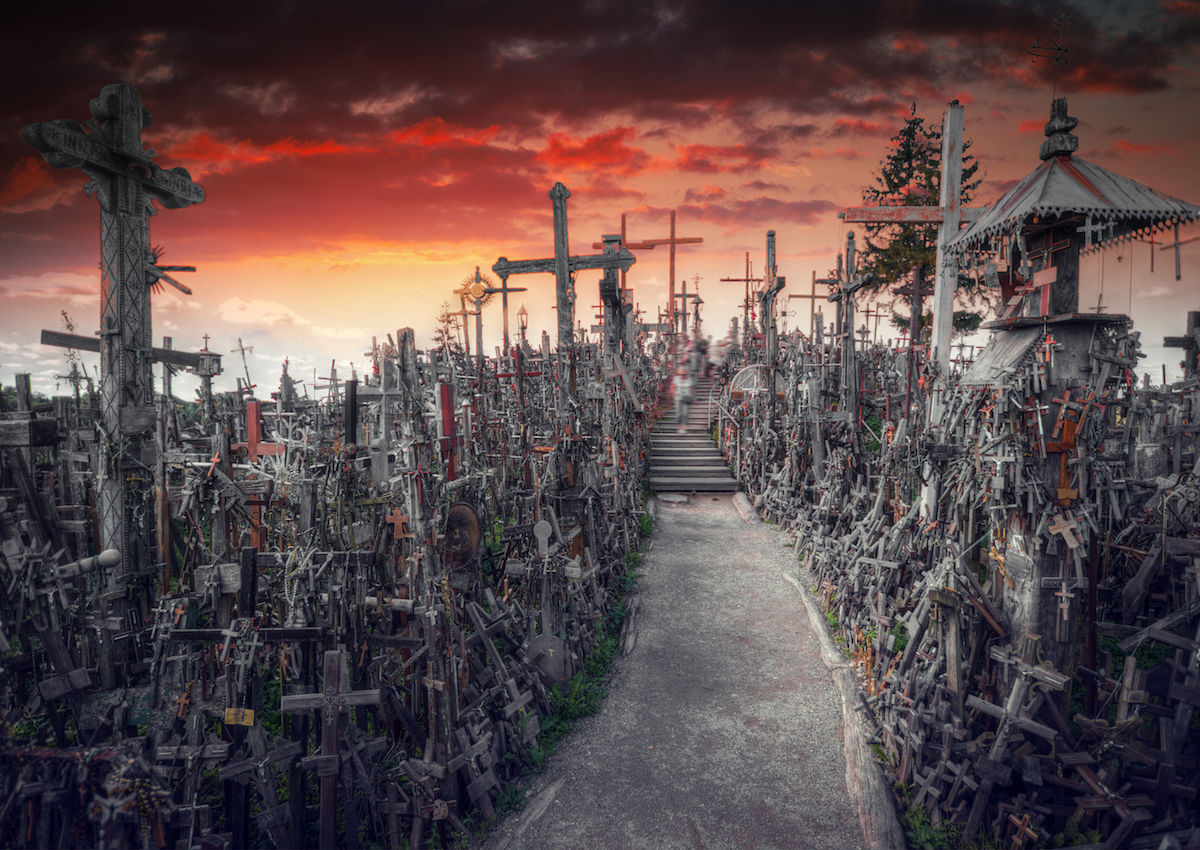 Lithuania’s Hill of Crosses is delightfully creepy