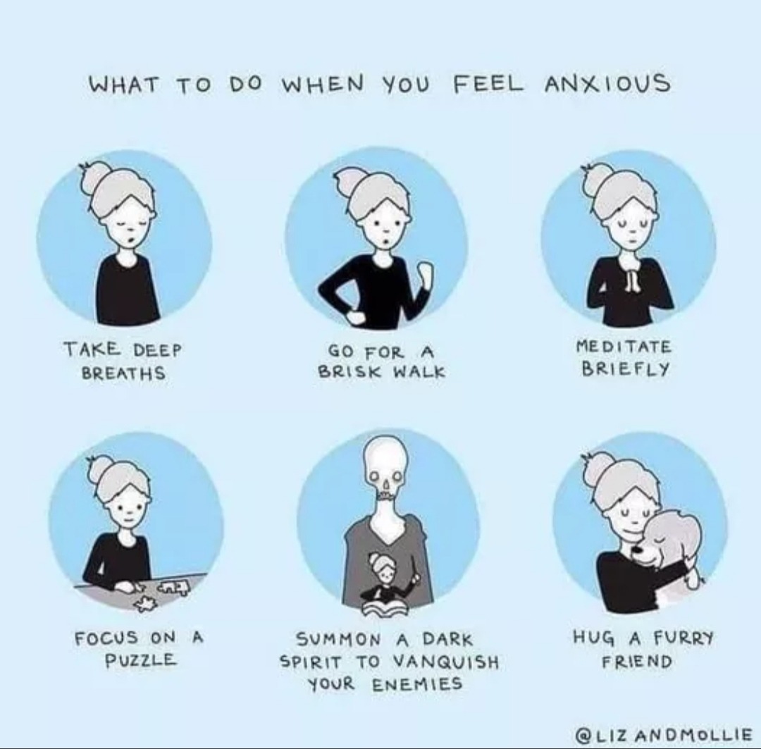 What to do when you feel anxious