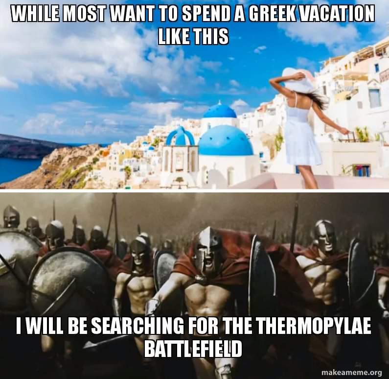 While most want to spend a Greek vacation like this