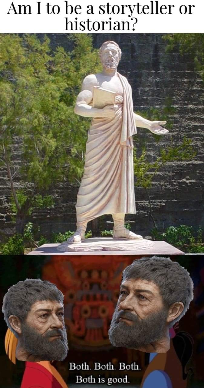 Herodotus' to be or not to be.