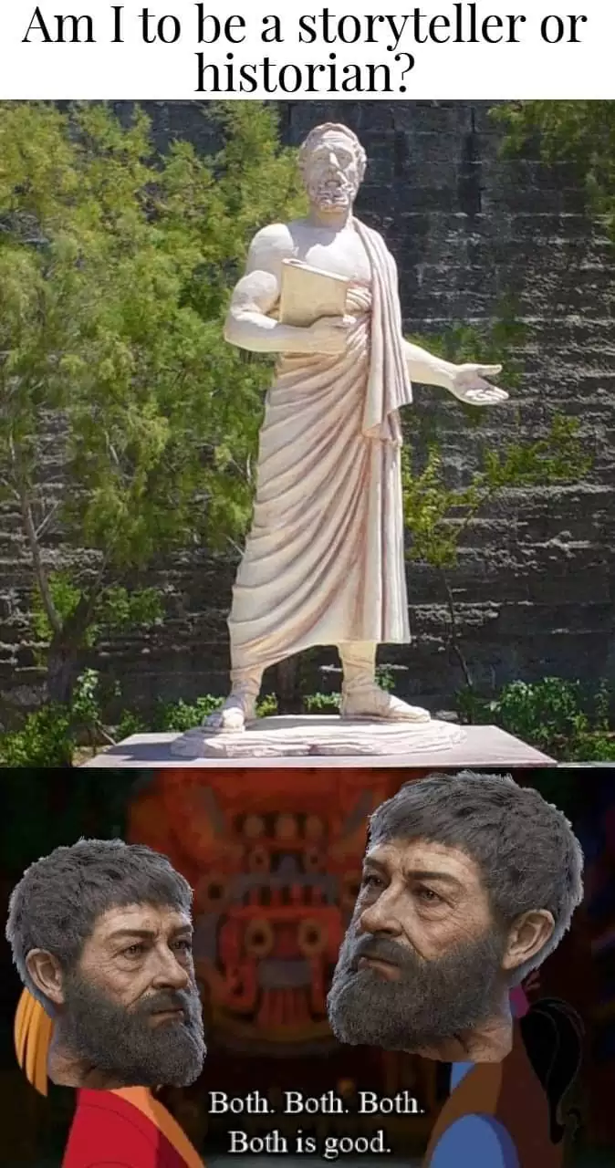 Herodotus' to be or not to be.