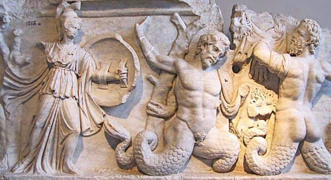 Athena and the Tritons