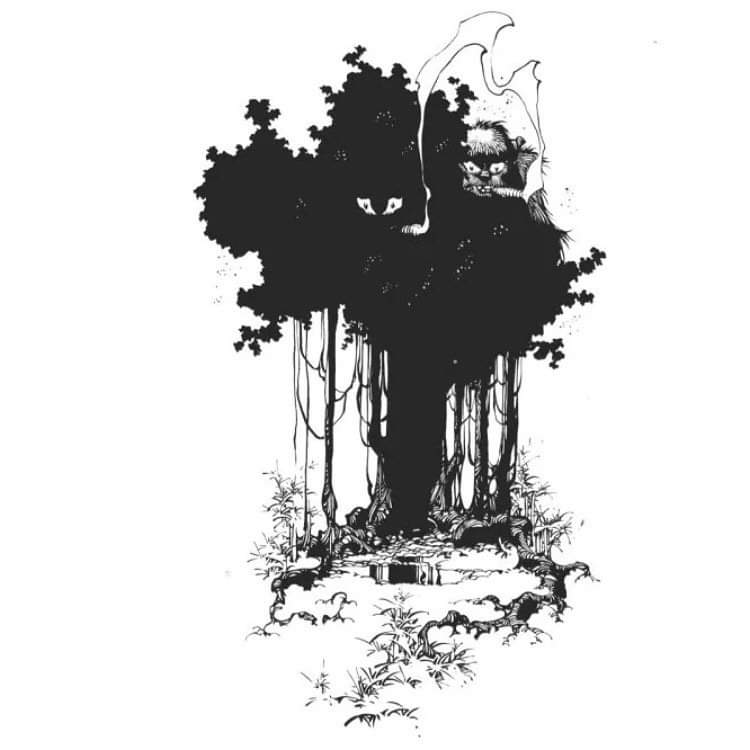 Alex Niño’s  depictions of Philippine Folkloric Spirits  KAPRE