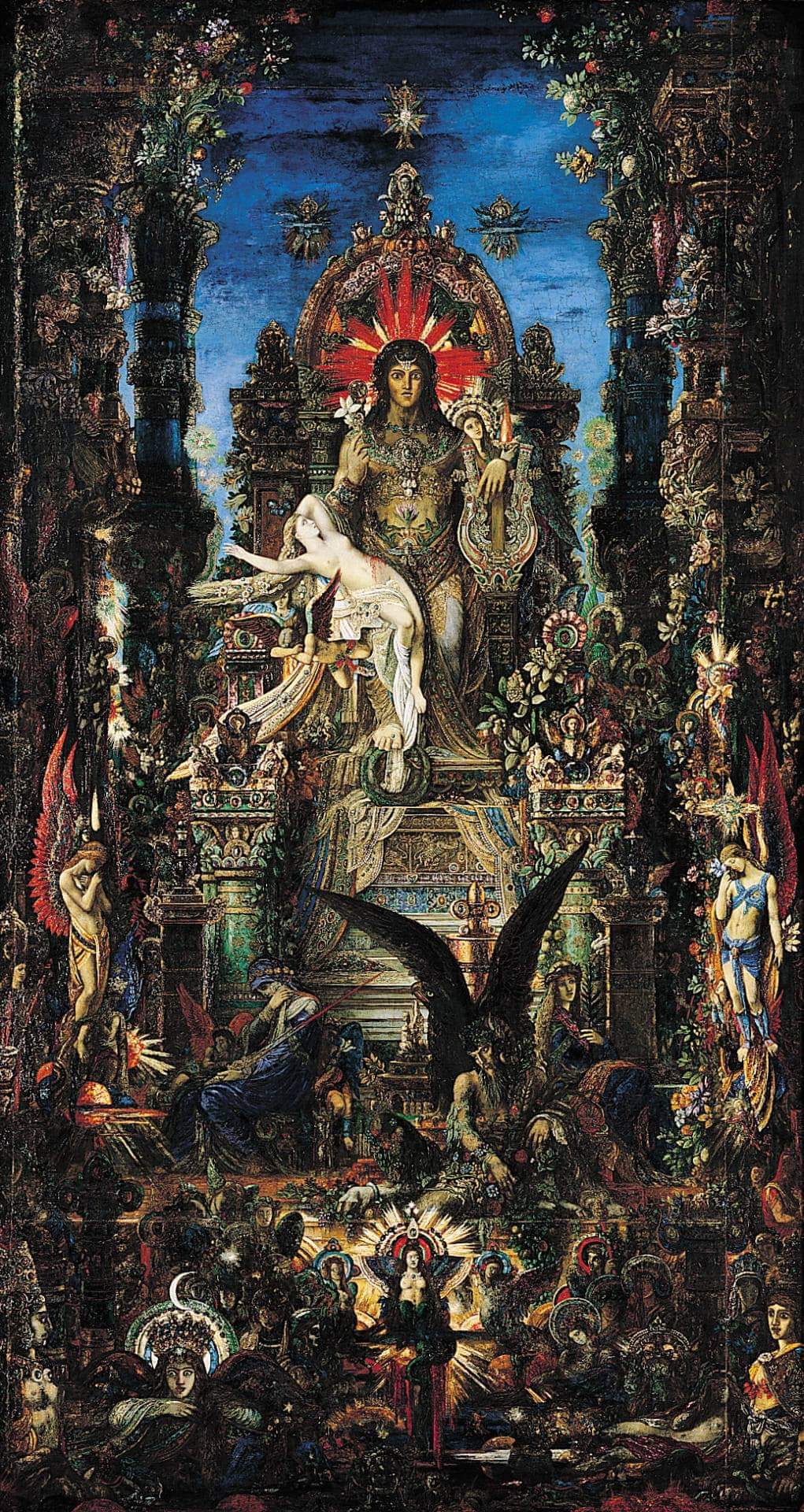 Jupiter and Semele by Gustave Moreau