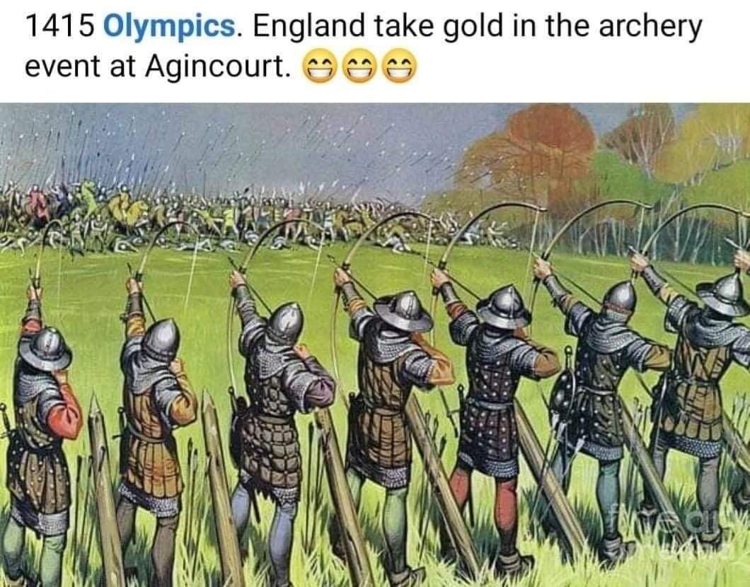 Gold medal in archery for Agincourt