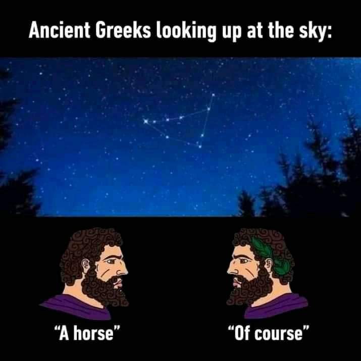 A horse is a horse, of course of course