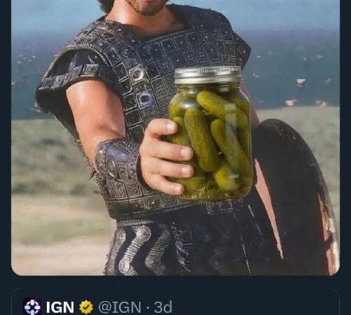 Achilles, Open This Pickle Jar
