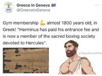 Ancient Greek gym membership inscription