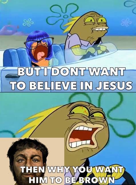 Comic about not wanting to believe in Jesus