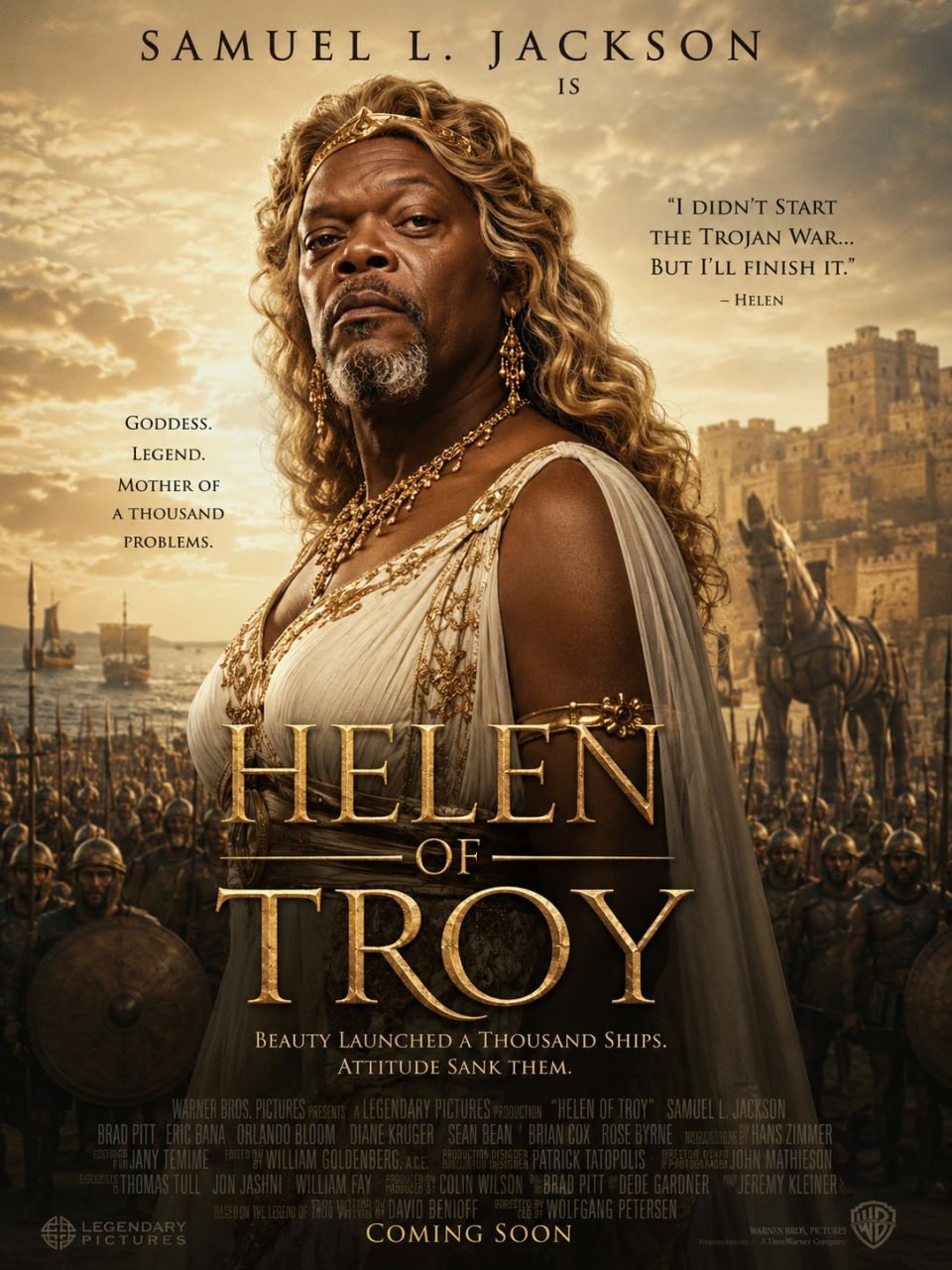 Helen of Troy poster - tired of Danaans