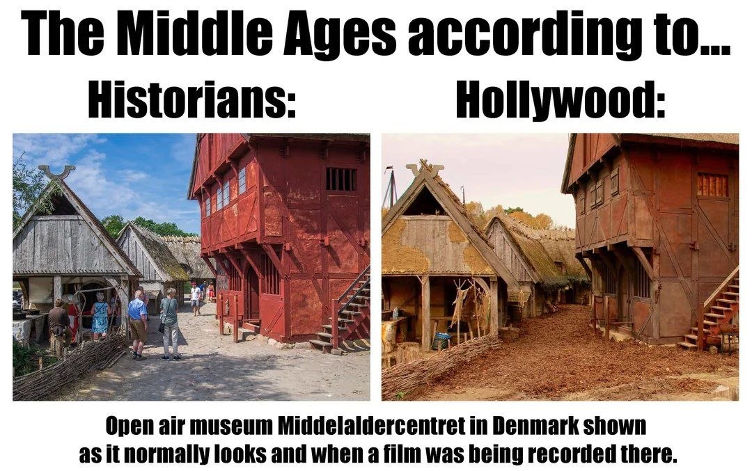 Middle Ages according to Hollywood