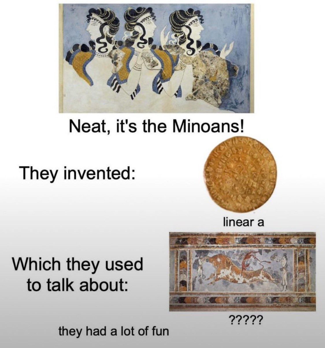 Minoan civilization meme