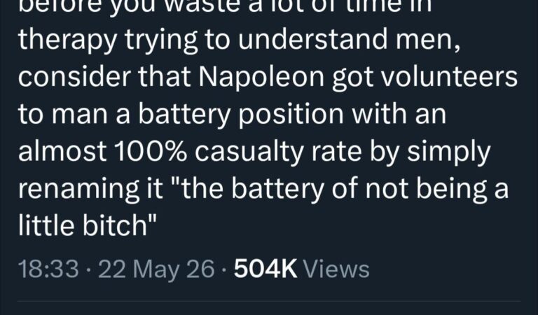 Napoleon’s Battery of Not Being a Little Bitch: A History Lesson