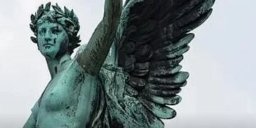 Educational graphic about Nike the Greek goddess of victory and the Nike sports brand