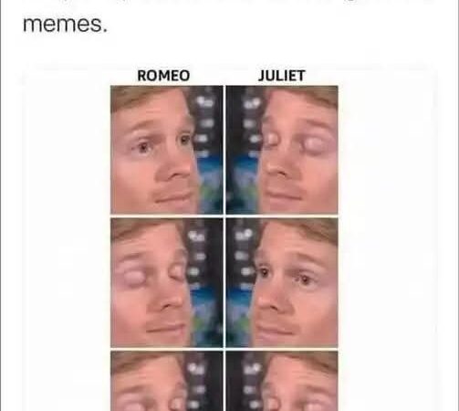 Romeo and Juliet — the blinking white guy breakdown