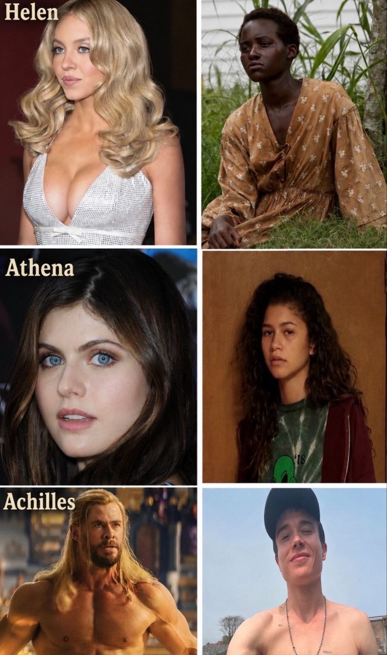 Actors playing the same mythological character