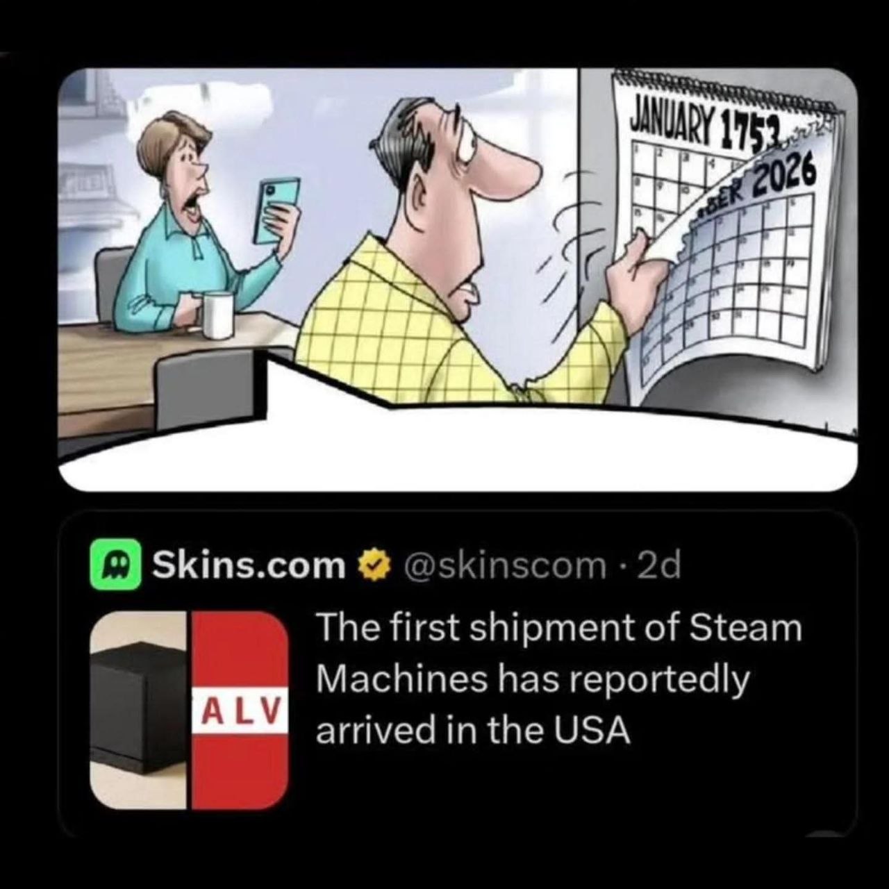 Steam Machines tweet