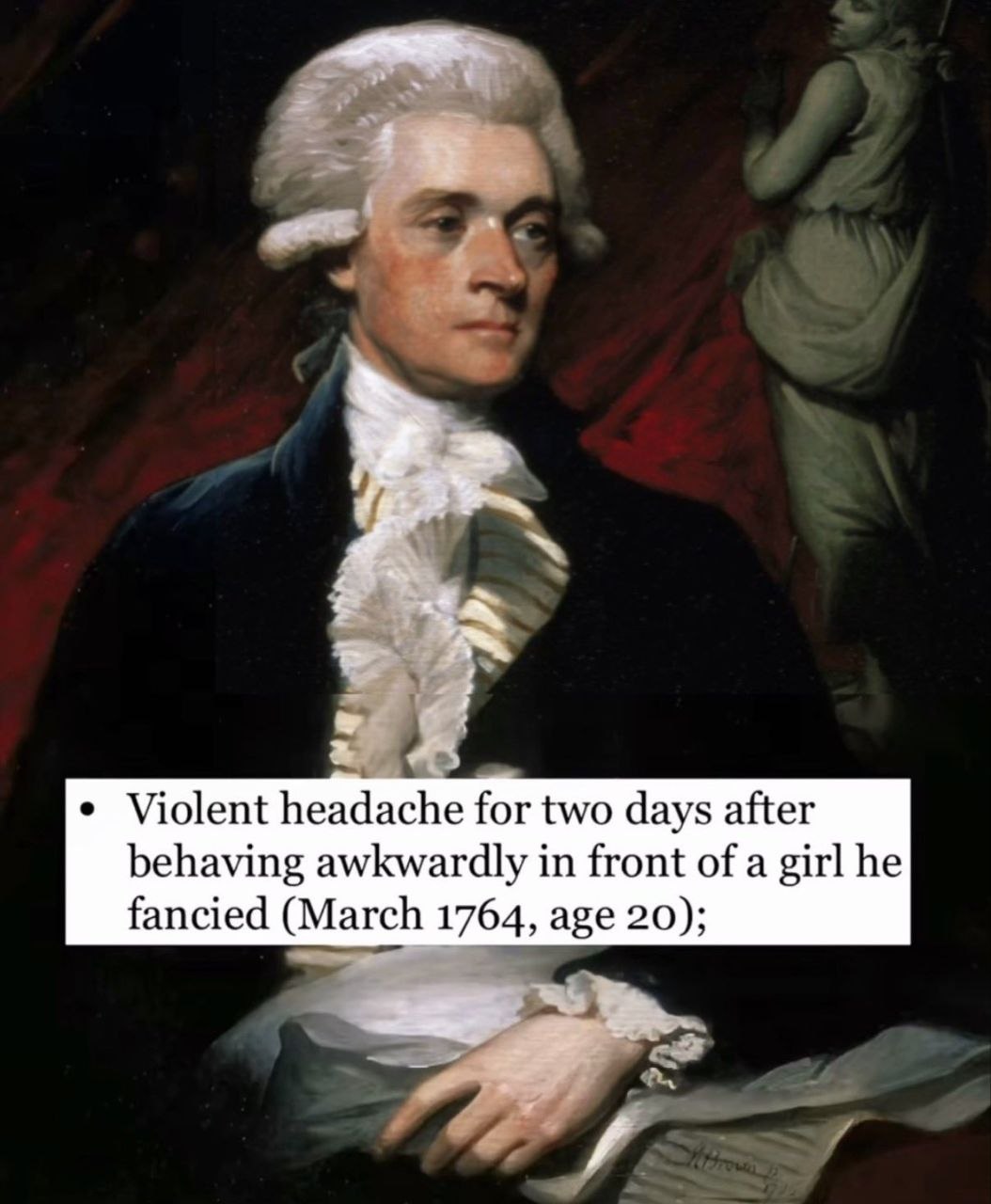 Thomas Jefferson headache meme