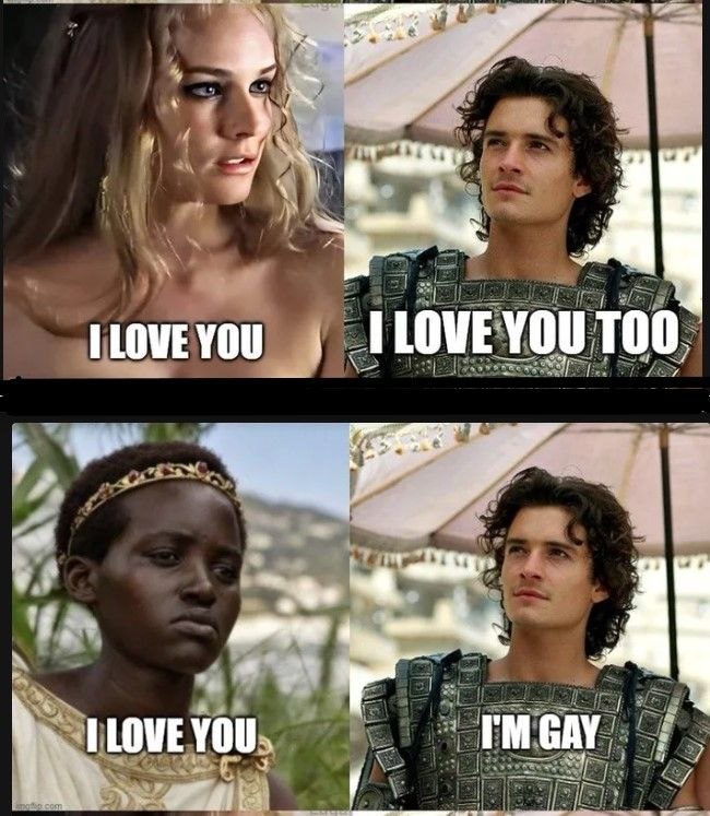 Troy meme - Paris coming out as gay