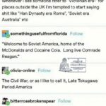 Tumblr thread about Victorian era applied globally