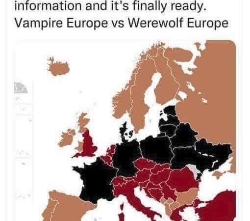 Vampire Europe vs Werewolf Europe