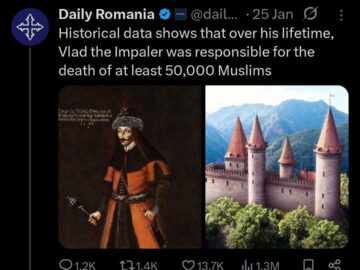 Vlad the Impaler meme - 50,000 Muslims historical data