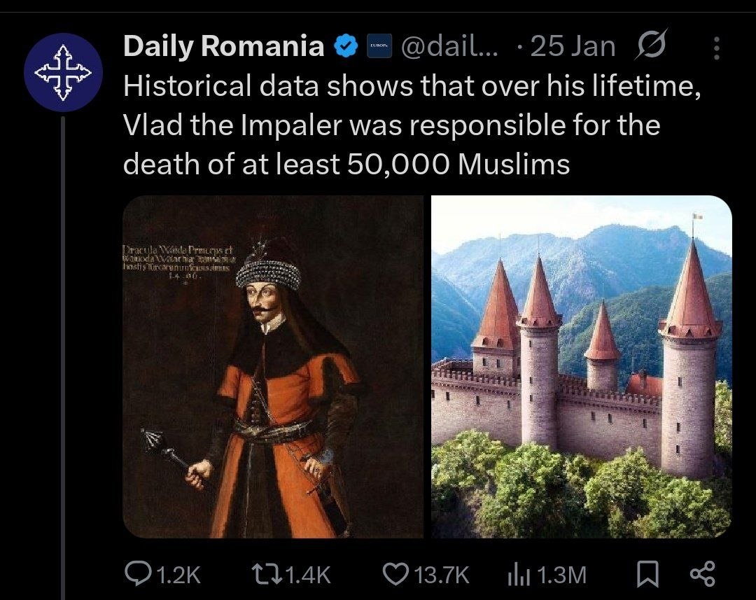 Vlad the Impaler historical data meme