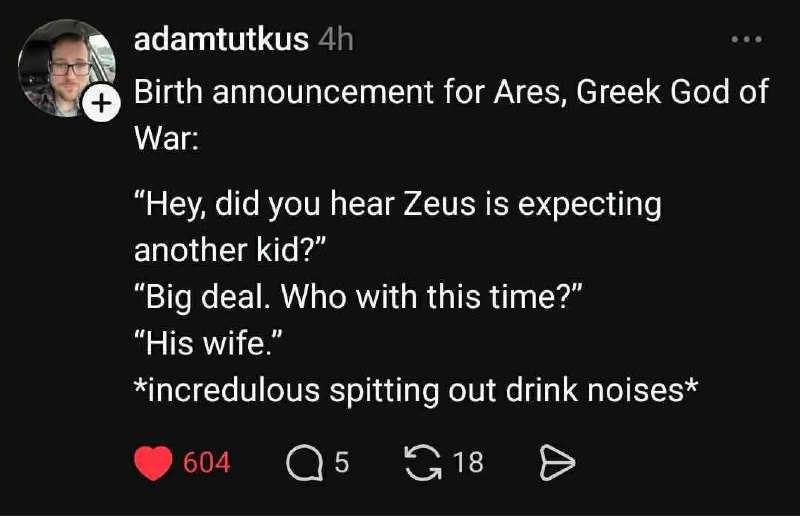 Zeus wife baby Ares meme