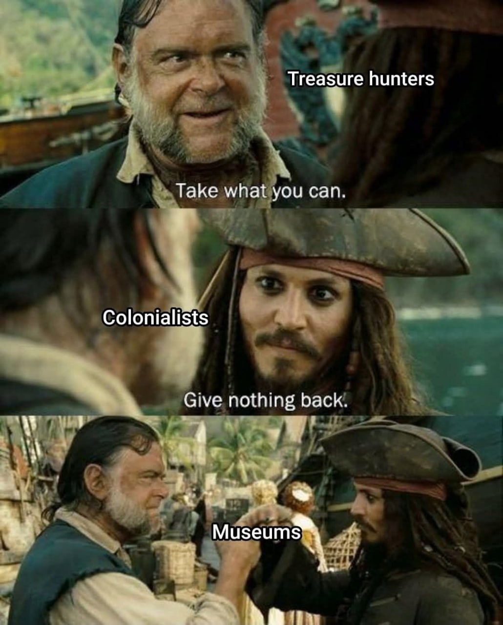Pirates of the Caribbean scene