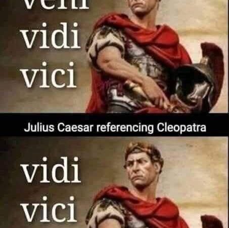 Veni, vidi, vici — word order changes everything (especially with Cleopatra)