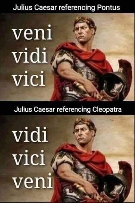 Caesar Veni Vidi Vici Pontus vs Cleopatra