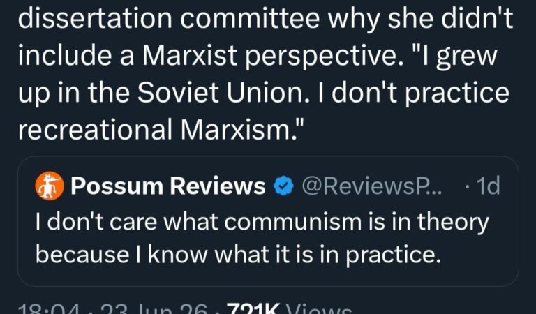 I Don’t Practice Recreational Marxism — Grad Student Shuts Down Committee