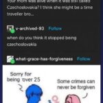 Tumblr thread about Czechoslovakia dissolution with over 25 suicide pact meme