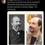 President James Garfield's great-great-grandson invented Magic: The Gathering