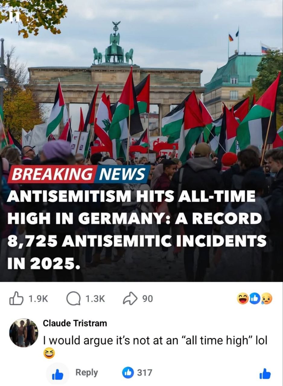 Antisemitism protest meme