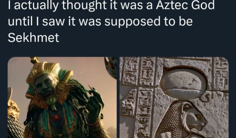 God of War devs made Sekhmet look Aztec and fans are furious