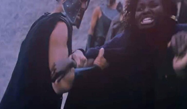 The Greeks Trying to Give Helen of Detroit to the Trojans by Force