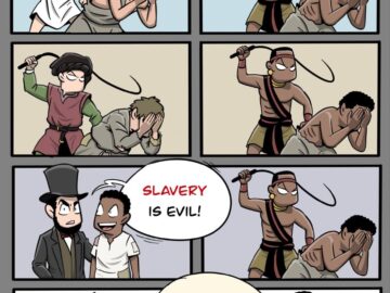 History of Slavery comic strip