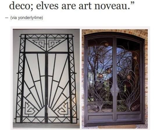 Dwarves Are Art Deco, Elves Are Art Nouveau — The Mythological Architecture Meme That’s Too Perfect