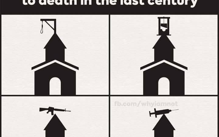How churches may have looked if Jesus was put to death in the last century