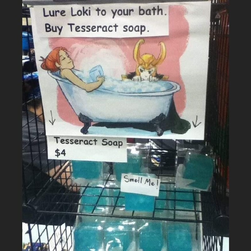 Tesseract Soap Loki meme