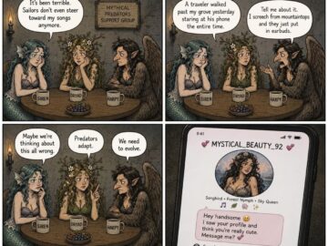 Siren Dryad Harpy dating app meme