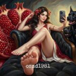 Persephone using iPhone Greek mythology meme